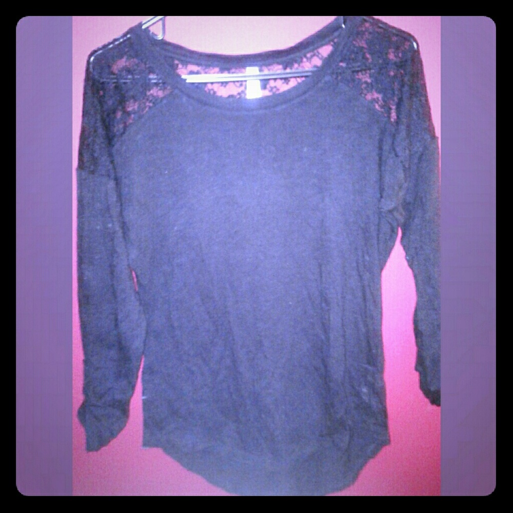 Bobbie Brookes Black Lace Top☡💘